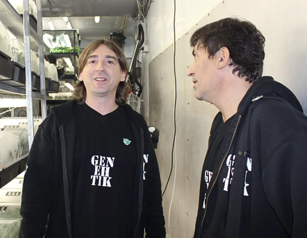 David y Albert, breeders de Kritikal Bilbo.